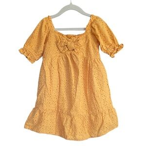 Janie and Jack Eyelet Dress with Bow
